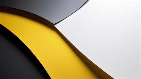 Premium Photo | Background of three colors modern design black white and yellow exuberant 3d ...