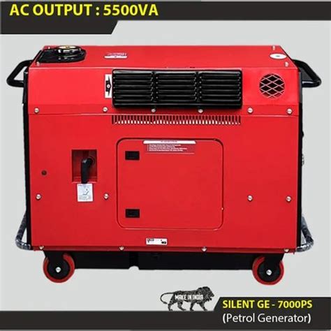 6 KVA Petrol Silent Generator , Manual & Self Start, Model Silent GE-7000PS at Rs 116550 ...