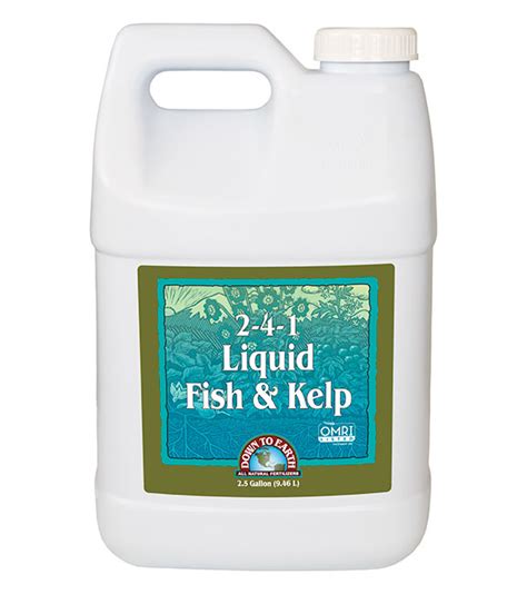 Liquid Fish & Kelp 2-4-1 – Down To Earth Fertilizer