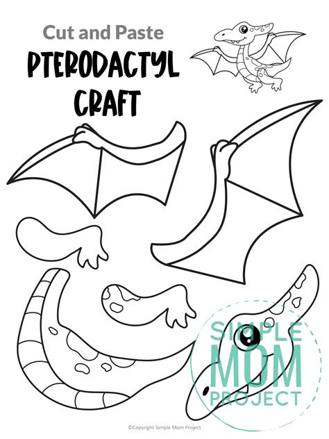 Free Printable Pterodactyl Craft Template | Dinosaur crafts, Dinosaur crafts preschool, Dinosaur ...