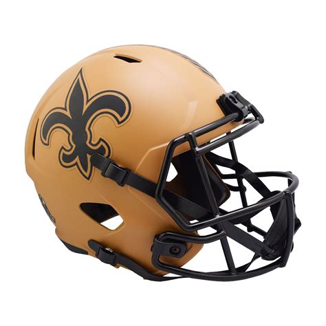 New Orleans Saints 2023 Salute to Service Riddell Speed Replica Footba ...