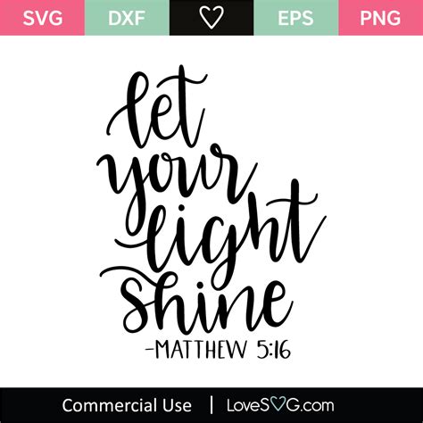 Let Your LIght Shine SVG Light Shine SVG Let Your Light Shine Camp Svg ...