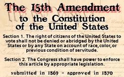 the impact in history - the 15th amendment impact on history of voting rights