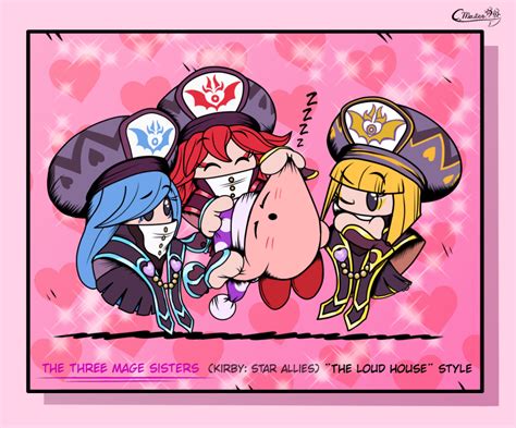 The Three Mage Sisters (Kirby: SA) - TLH Style by CartoonistMaster90 on ...