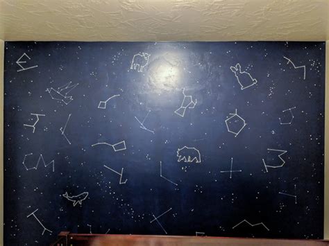 DIY Constellation Mural Wall & Kids Bedroom - The DIY Lighthouse