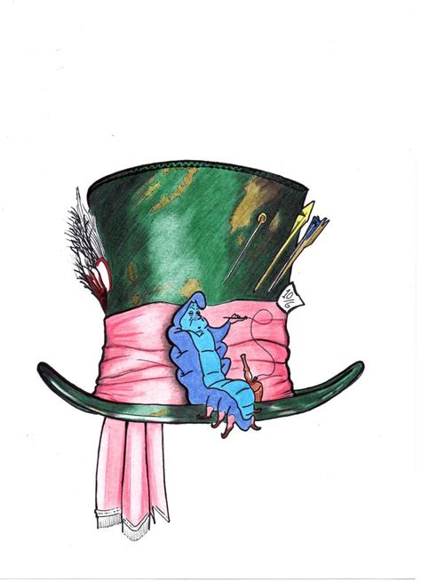 Mad Hatter Hat Drawing at GetDrawings | Free download