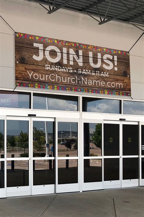 Shiplap Welcome Natural - 3x8 Banner | Outreach | Church outdoor, Church banners, Lobby ideas