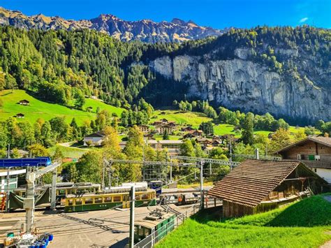 Stunning Countryside Town in Switzerland Stock Photo - Image of swiss ...