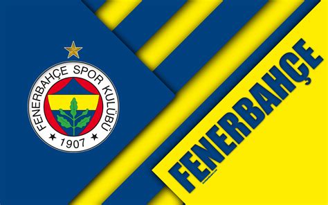 Fenerbahce Sk, Emblem, 4k, Material Design, Logo, Blue - Fenerbahce Fc Wallpaper Logo ...