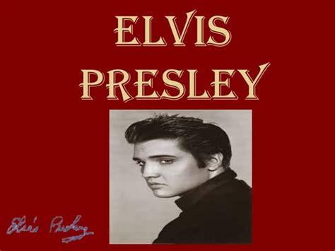 Elvis presley biography