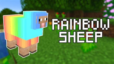 How to Make a Rainbow Sheep in Minecraft (All Versions) - YouTube