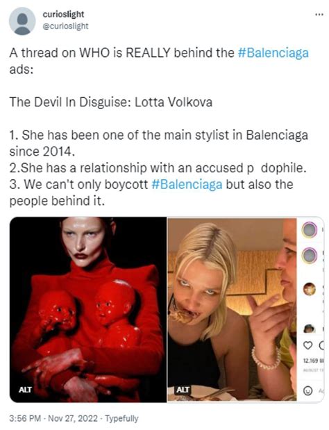 Who is Lotta Volkova? Balenciaga designer private Instagram pictures sparks outrage online