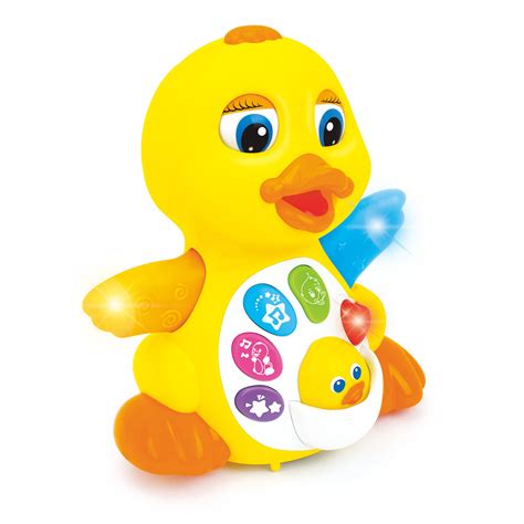 Light Up Dancing and Singing Duck Toy – Infant, Baby and Toddler Musical and Educational Toy ...