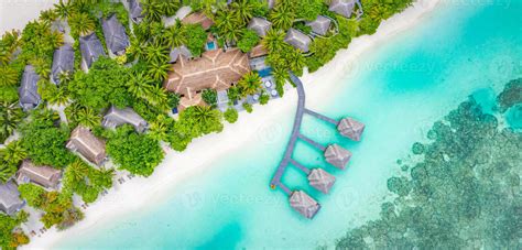 Maldives paradise scenery. top view tropical aerial landscape, seascape ...