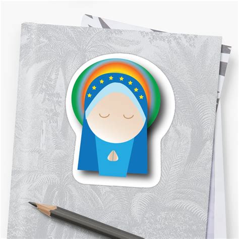 "Hail mary" Sticker by 3money | Redbubble