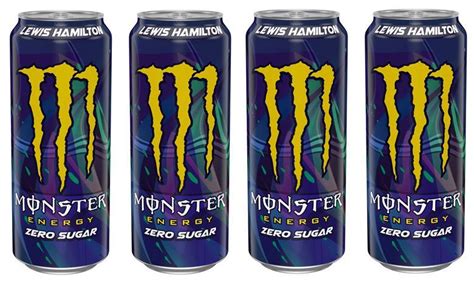 Lewis Hamilton Monster Energy Zero Sugar drink hits shelves | Product ...