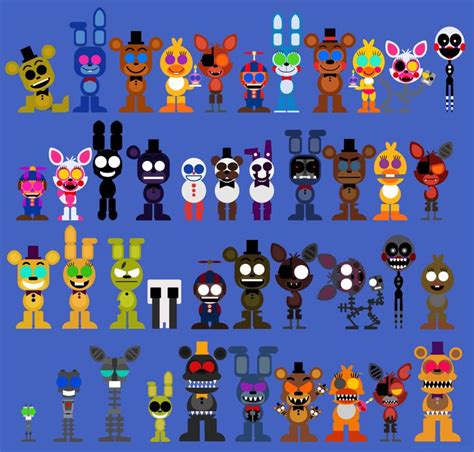 FNaF World | Fnaf dibujos, Animatronicos fnaf, Videojuegos de terror