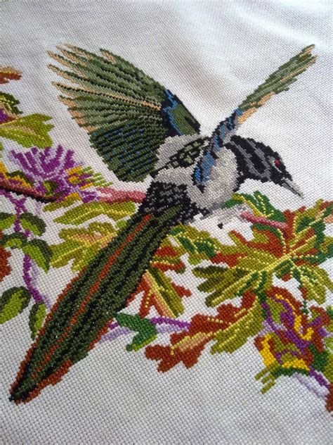 arttycraft by indu: Cross Stitch Bird Embroidery