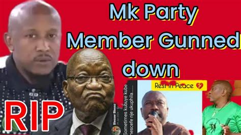 Mk Party lost another member, Leaders of Umkhonto Wesizwe decreasing. - YouTube