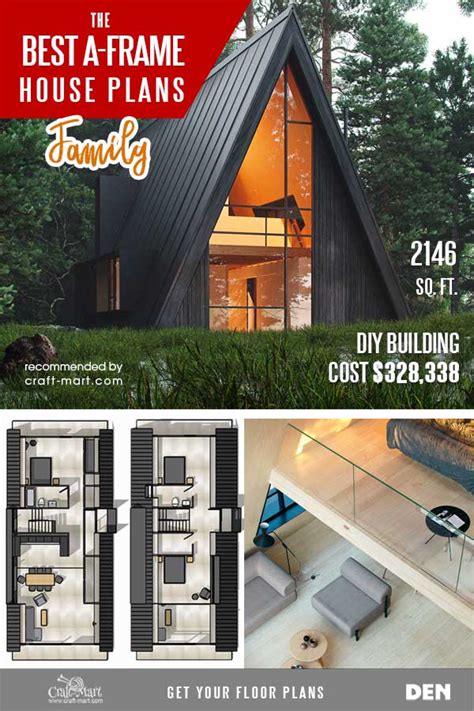 Cool A-frame Tiny House Plans (plus tiny cabins and sheds) - Craft-Mart