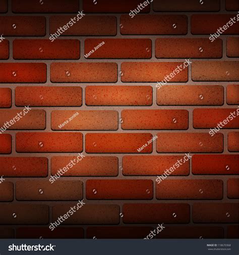 Vector Red Brick Texture Wallpaper Stock Vector (Royalty Free ...