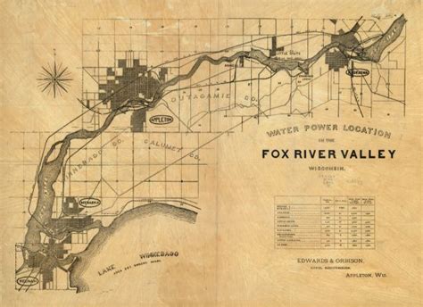 Fox Valley Wisconsin Map - Map Of Western Hemisphere