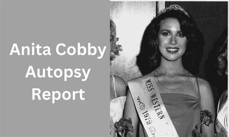 Anita Cobby Autopsy Report (Cause of Death - 2023)