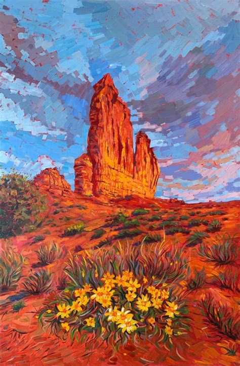 Arizona desert Painting by Dmytro Kindrat | Saatchi Art