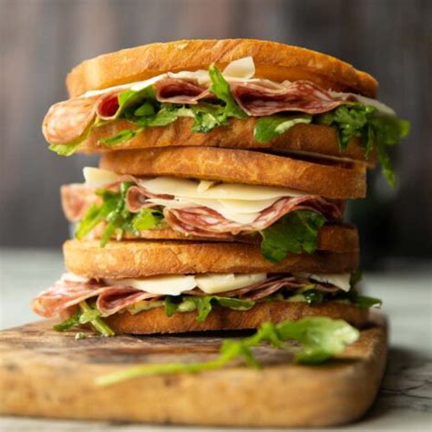 Simply Delicious Salami Sandwiches | Something About Sandwiches