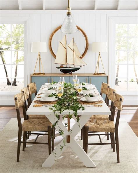 Beach Inspired Dining Rooms