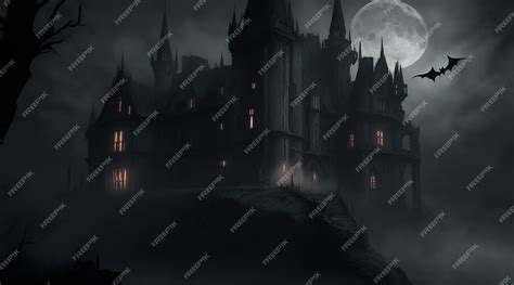 Premium AI Image | Spooky Halloween Castle