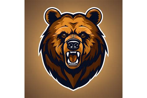 Bear Logo Graphic by Craftable · Creative Fabrica