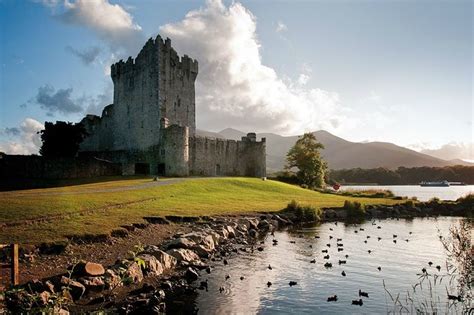 Ross Castle in Killarney National Park, co Kerry. Ross Castle was built ...