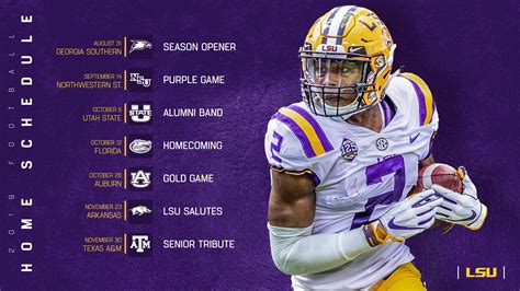 Death Valley Showdown; LSU 2019 Football Schedule released