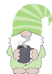Animated Gnomes Coffee Tea Stickers Sticker - Animated Gnomes Coffee Tea Stickers Coffee Addict ...