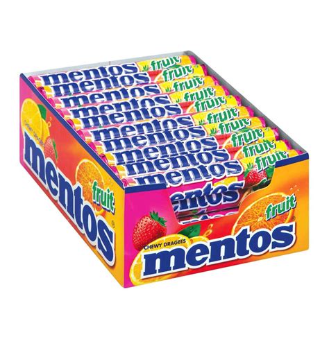 Mentos fruit rolls 40 rolls | Confectionery World