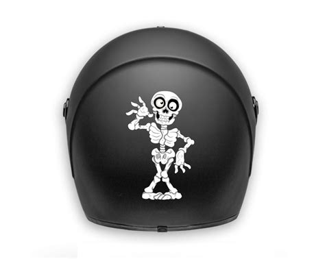 Motorcycle Helmet Sticker / Decal / Waterproof / Funny Skeleton - Etsy