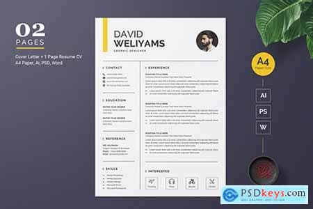Creative Resume - CV Template » Free Download Photoshop Vector Stock ...