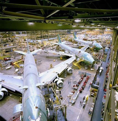 Boeing Factory in Everette | Boeing, Boeing everett factory, Factory