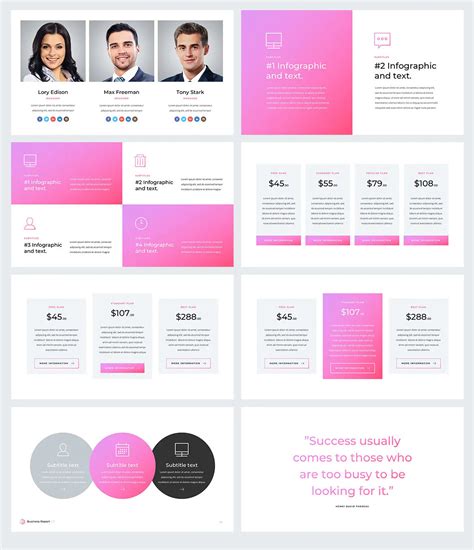 Business Report 2.0 Powerpoint Template - Etsy