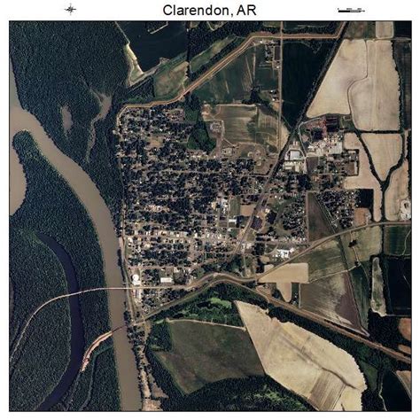 Aerial Photography Map of Clarendon, AR Arkansas