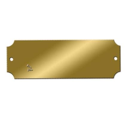 Blank Engraving Brass Plates - 2-1/2 x 7/8 inch - Pk/25: Amazon.co.uk: Welcome