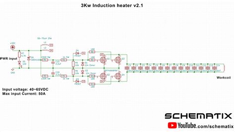 3kW Induction Heater Build | Schematix | Induction, Heater, Electronic ...