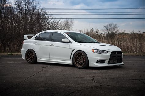 ***SOLD*** 2008 White Mitsubishi Lancer Evolution X GSR with SSS ...