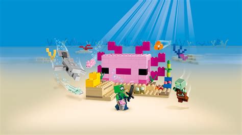 The Axolotl House 21247 - LEGO® Minecraft™ Sets - LEGO.com for kids