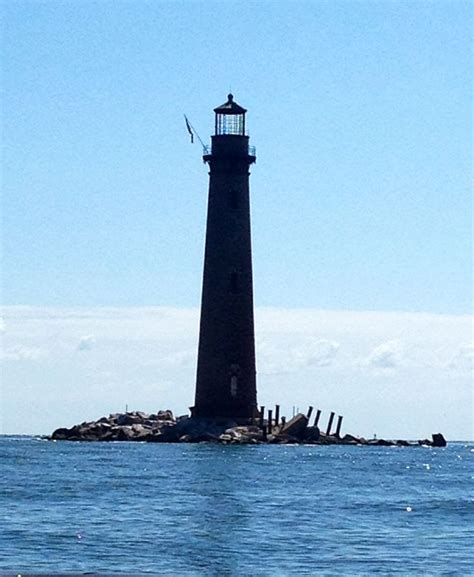 Ft.Morgan offshore lighthouse | Beautiful lighthouse, Sand island ...