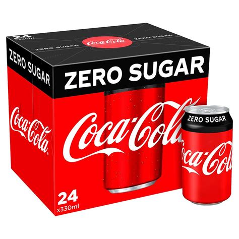 Coke Zero Sugar CAN 24x330ml | Drinks21.com