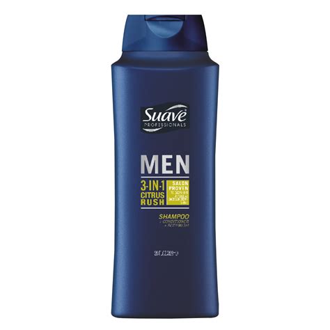 Suave Men Citrus Rush 3-in-1 Shampoo Conditioner Body Wash 28 oz - Walmart.com - Walmart.com