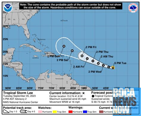 TROPICAL STORM LEE: Will Become Major Hurricane, Path Points Florida For Now - BocaNewsNow.com