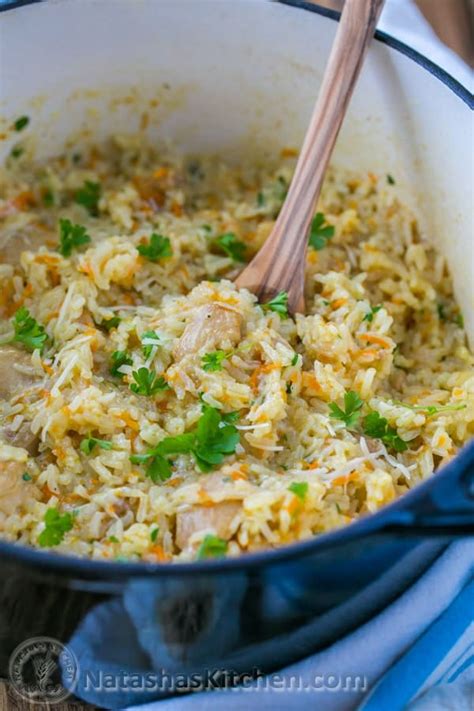 Creamy Chicken and Rice Recipe, One-Pot Meal - NatashasKitchen.com